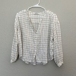 Madewell Button Up Top